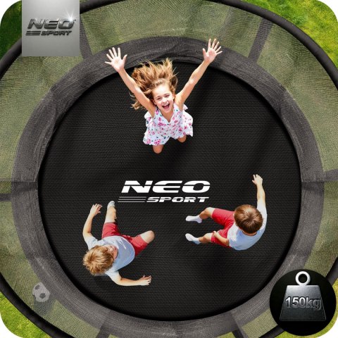 Trampolina ogrodowa profilowana 10ft/312cmz siatką wewnętrzną Neo-Sport