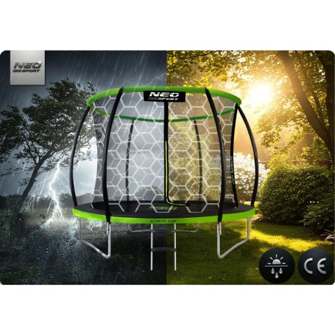Trampolina ogrodowa profilowana 10ft/312cmz siatką wewnętrzną Neo-Sport