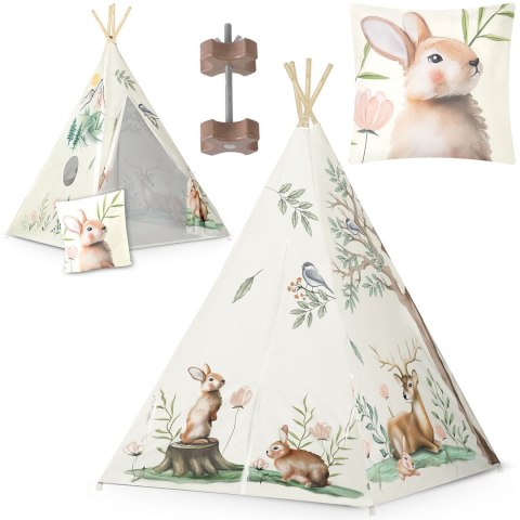 Namiot tipi dla dzieci Nukido - beżowe