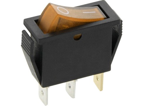 1073# Przełącznik mk111 żółty/pomarańczowy 12v podświetlany Blow
