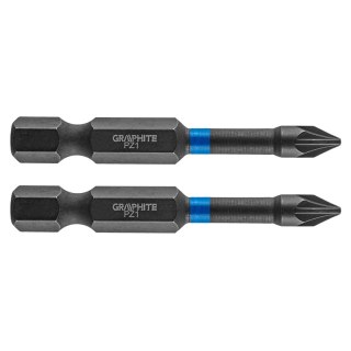 Bity udarowe PZ1 x 50 mm, 2 szt. GRAPHITE