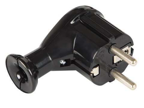 8664# Wtyczka wt-50 kątowa czarna Blow