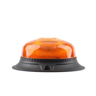 Lampa ostrzegawcza błyskowa mini kogut 18 led śruby niska r65 r10 12v 24v w213bl amio-02927 AMiO