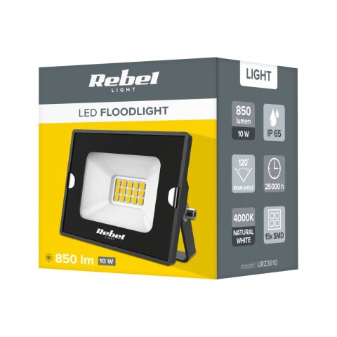 Reflektor LED naświetlacz Rebel 10W 4000K, 230 V Rebel