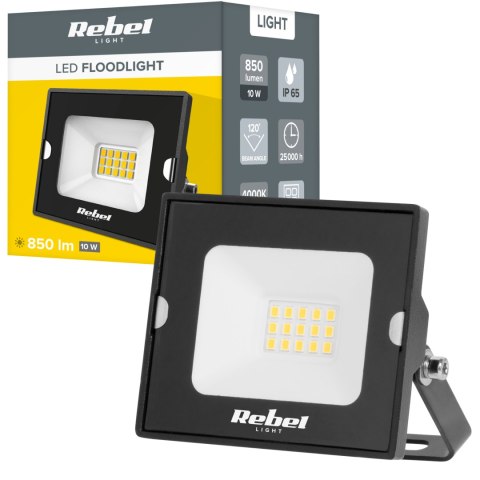 Reflektor LED naświetlacz Rebel 10W 4000K, 230 V Rebel
