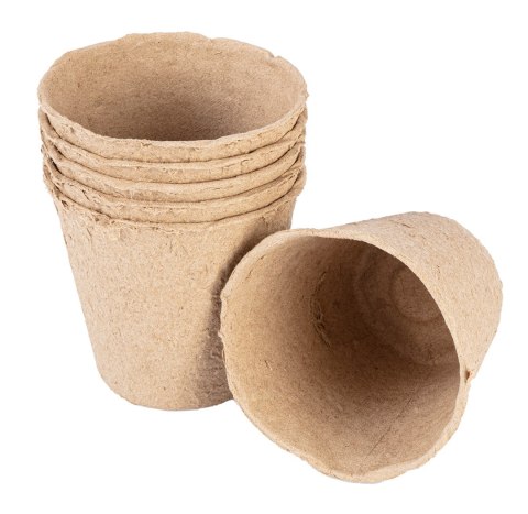 Rozsadniki torfowe: 8 x 8 x 7.8 cm, 60 sztuk VERTO