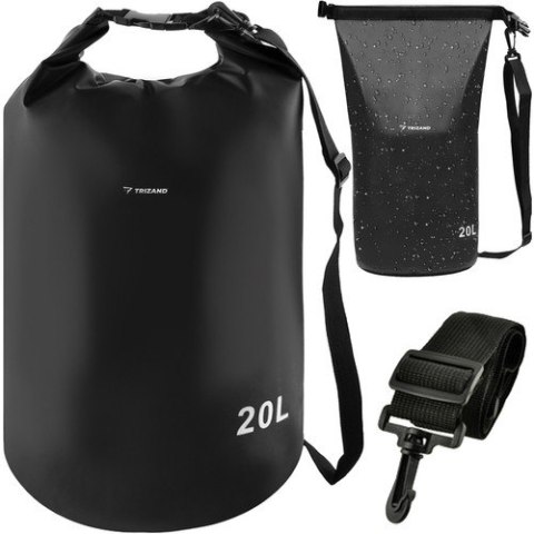 Worek wodoszczelny 20L czarny 23566 TRIZAND