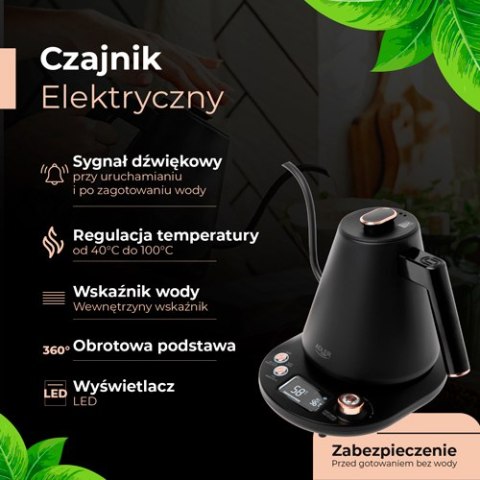 AD 1349 Czajnik metalowy z długą wylewką 1,0l ADLER