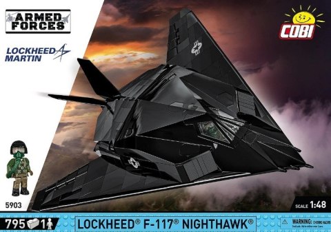 Klocki lockheed f-117 nighthawk 795 klocków COBI KLOCKI