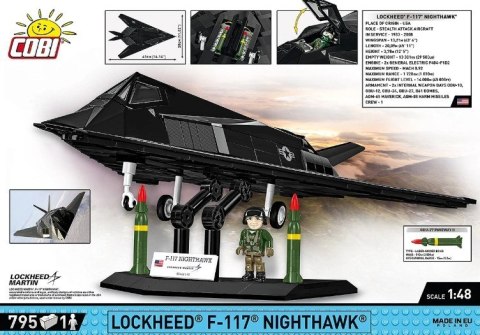 Klocki lockheed f-117 nighthawk 795 klocków COBI KLOCKI