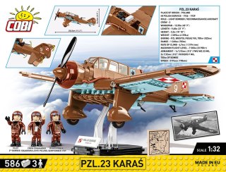 Klocki pzl.23 karaś COBI KLOCKI