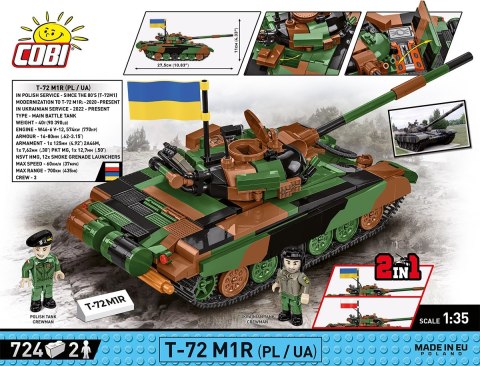 Klocki t-72m1r (pl/ua) COBI KLOCKI