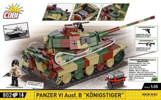 Panzer vi ausf. b königstiger COBI KLOCKI