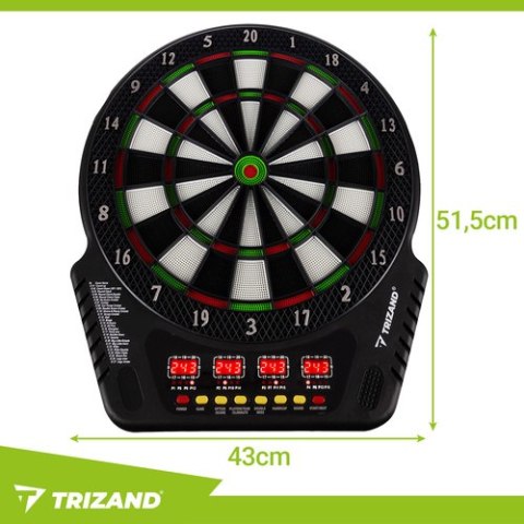 Tarcza elektroniczna do gry w dart Trizand 26307 TRIZAND