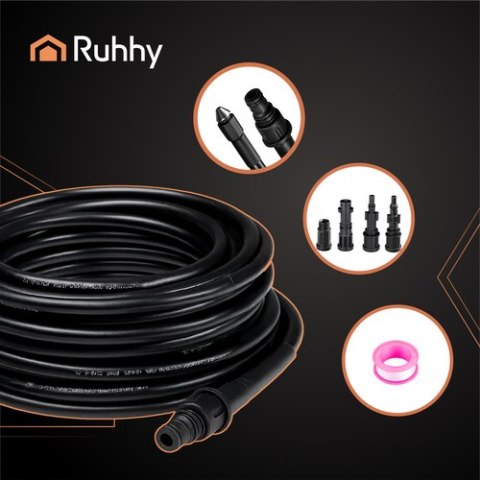 Wąż do czyszczenia rur z adapterem 20m Ruhhy 26133 RUHHY