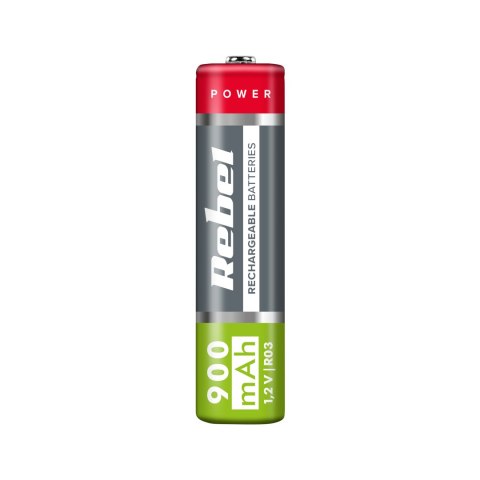 Akumulatorki REBEL AAA, 900 mAh, Ni-MH, 1,2V, 4szt/bl , R3 Rebel