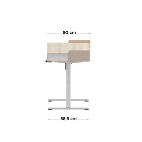 Biurko elektryczne Leader 8.0 White 120 cm