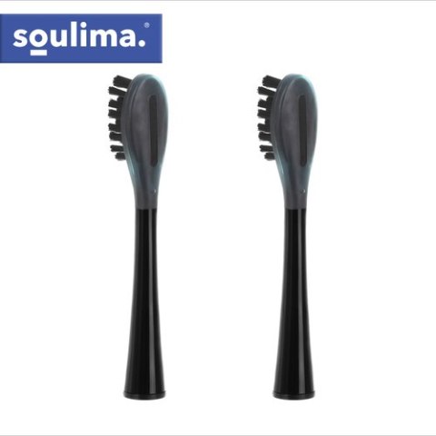 Końcówka do szczoteczki czarna 2szt. Soulima 26932 SOULIMA