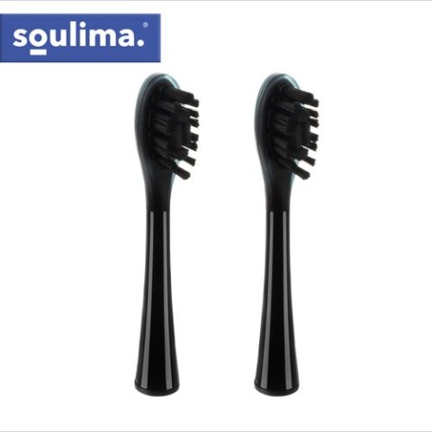 Końcówka do szczoteczki czarna 2szt. Soulima 26932 SOULIMA