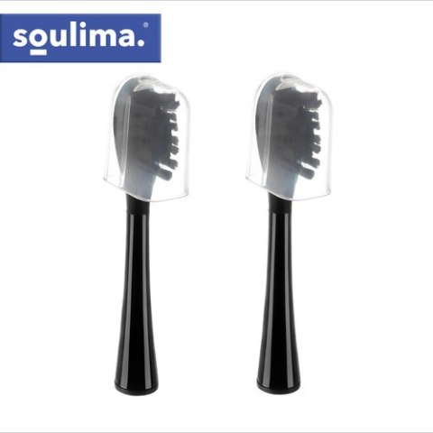 Końcówka do szczoteczki czarna 2szt. Soulima 26932 SOULIMA