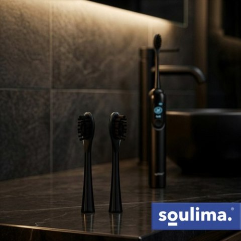Końcówka do szczoteczki czarna 2szt. Soulima 26932 SOULIMA