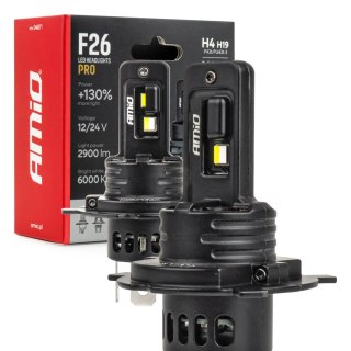 Żarówki samochodowe led f26 pro lumitec limited +130% duo full canbus h4 h19 12v 24v amio-04871 AMiO