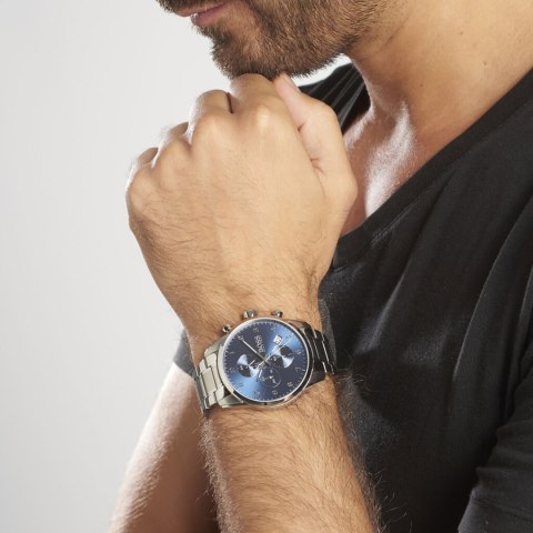 Hugo Boss ZEGAREK MĘSKI HUGO BOSS 1513784 Skymaster Dark Blue (zh039a)