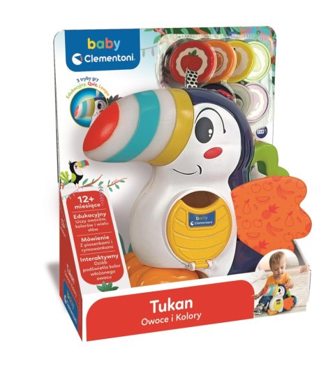 Tukan Adrian - Owoce i Kolory | Baby Clementoni Clementoni