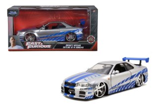Jada Toys: Fast & Furious - Nissan Skyline Gtr Silver 1:24 Jada Toys