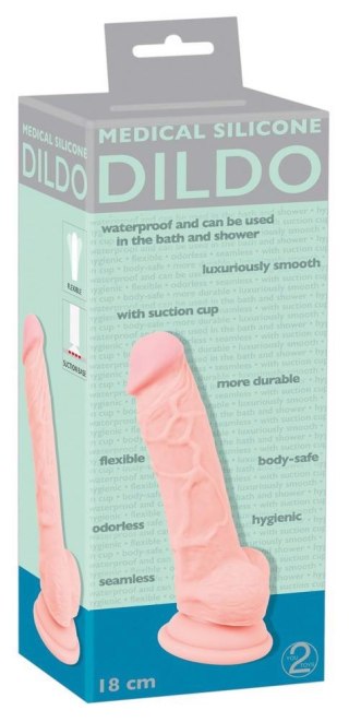 Realistyczne dildo silikonowe Medical Silicone 18 cm