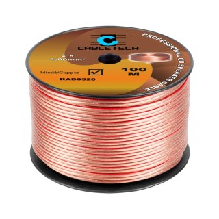 Kabel głośnikowy 4mm Cabletech