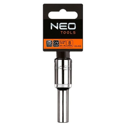 Nasadka sześciokątna długa 1/2", 8 mm NEO TOOLS