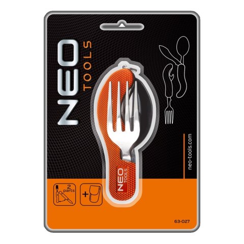 Scyzoryk biwakowy, pomarańczowy NEO TOOLS