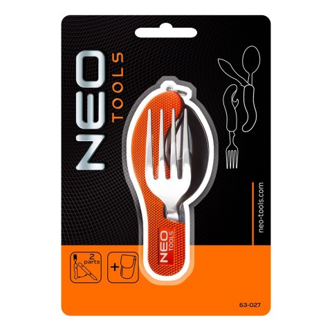 Scyzoryk biwakowy, pomarańczowy NEO TOOLS