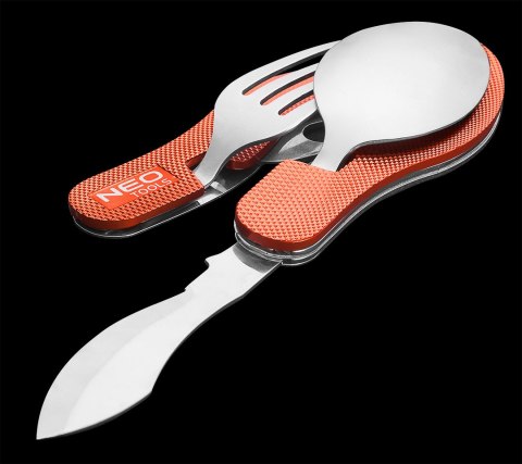 Scyzoryk biwakowy, pomarańczowy NEO TOOLS