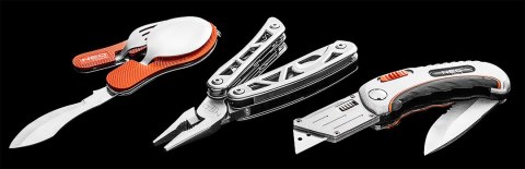 Scyzoryk biwakowy, pomarańczowy NEO TOOLS
