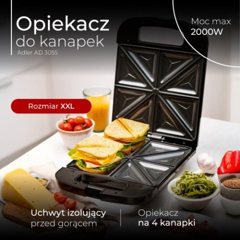 AD 3055 Opiekacz do kanapek ADLER