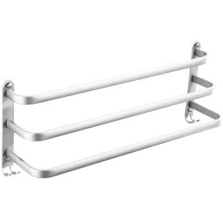 AG988C Wieszak ścienny 50cm srebrny ATL