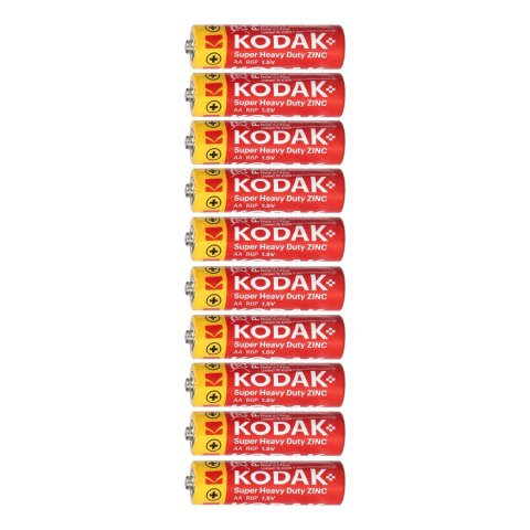 Baterie Kodak ZINC Super Heavy Duty AA LR6, 10 szt. Orno