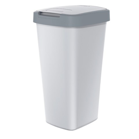 Kosz na śmieci COMPACTA Q - szary gładki / popiel 25l Keden Prosperplast