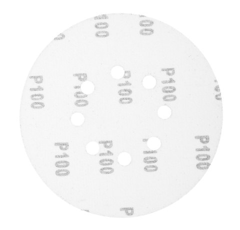 Krążki ścierne 150 mm, K100, 5 szt., z 8 otworami, 65 mm GRAPHITE