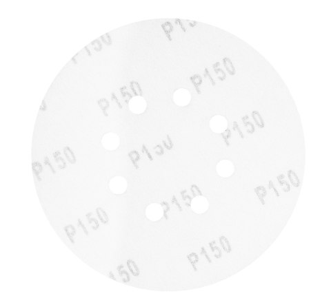 Krążki ścierne 150 mm, K150, 5 szt., z 8 otworami, 65 mm GRAPHITE