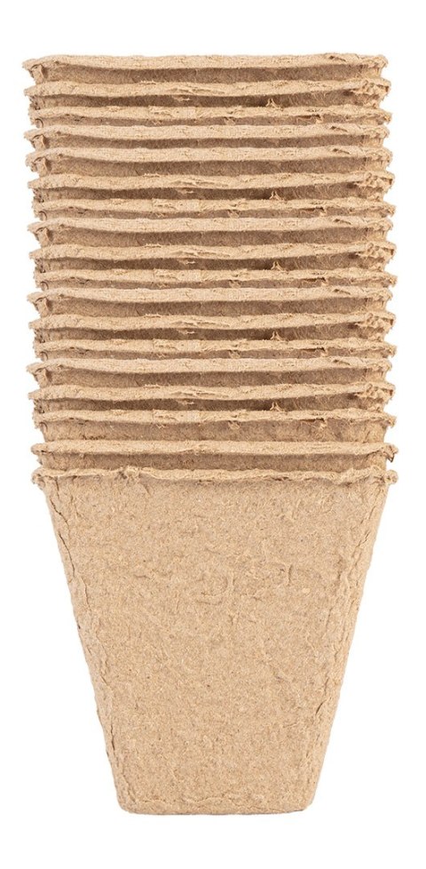 Rozsadniki torfowe: 8 x 8 x 7.8 cm, 18 sztuk VERTO
