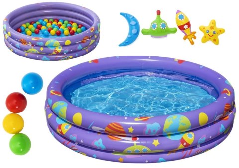 Dmuchany Basen Z Piłeczkami 102 cm x 25 cm Bestway 52466 BESTWAY