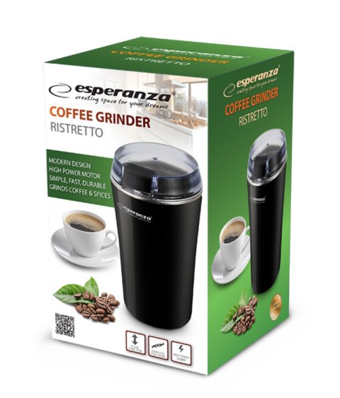 EKC008K Esperanza młynek do kawy ristretto czarny Esperanza