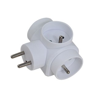 ELK302W Esperanza rozgałęźnik elektr. 3 gn. biały Esperanza