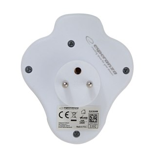 ELK304W Esperanza rozgałęźnik elektr. 3 gn. wł. biały Esperanza