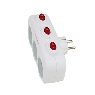 ELK307W Esperanza rozgałęźnik elektr. 3 gn. wł. biały Esperanza