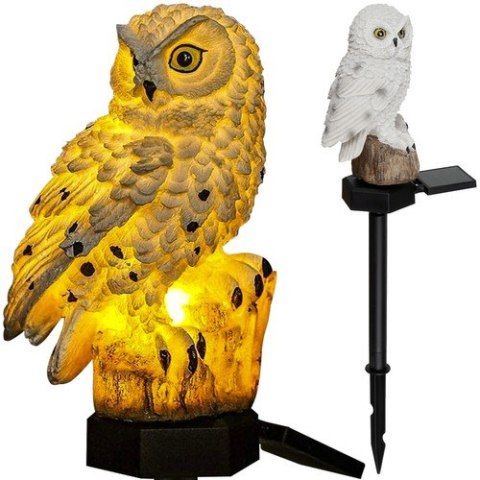 Lampa ogrodowa solarna - sowa Gardlov 23847 GARDLOV