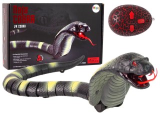 Zdalnie Sterowany Wąż Kobra Na Pilota 44 cm Długości LEAN TOYS